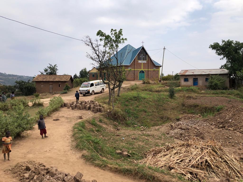 Gitovu parish visit - new building finished!