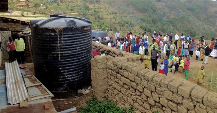 DT Water-harvesting project installed at Gitovu parish